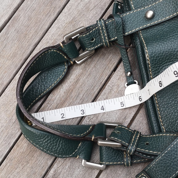 Rabeanco green leather bag - Picture 14 of 15